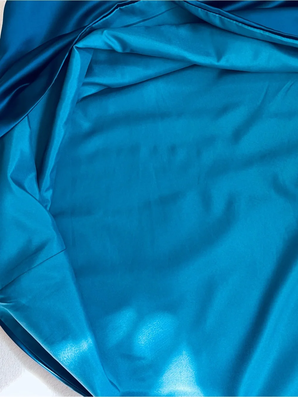 Satin Formal Gown, Sleeveless A-Line, Girls, Size 14,Teal